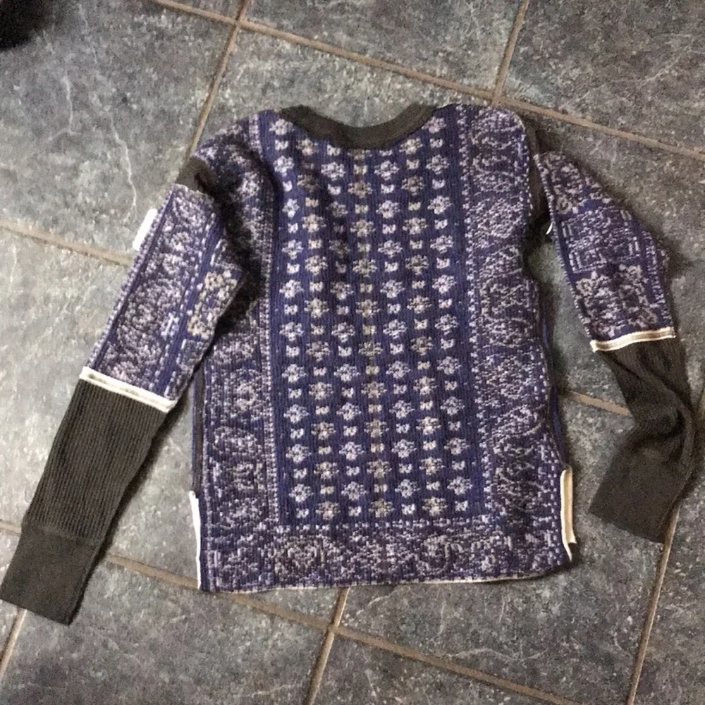 SALE NWT We the Free Stevie Layering Top  XS Blue